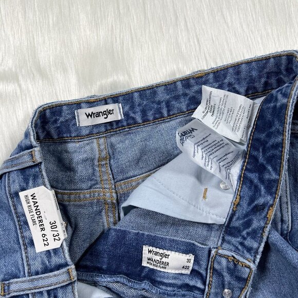 Wrangler Blue Flare & Wide Leg Jeans - Picture 6 of 10
